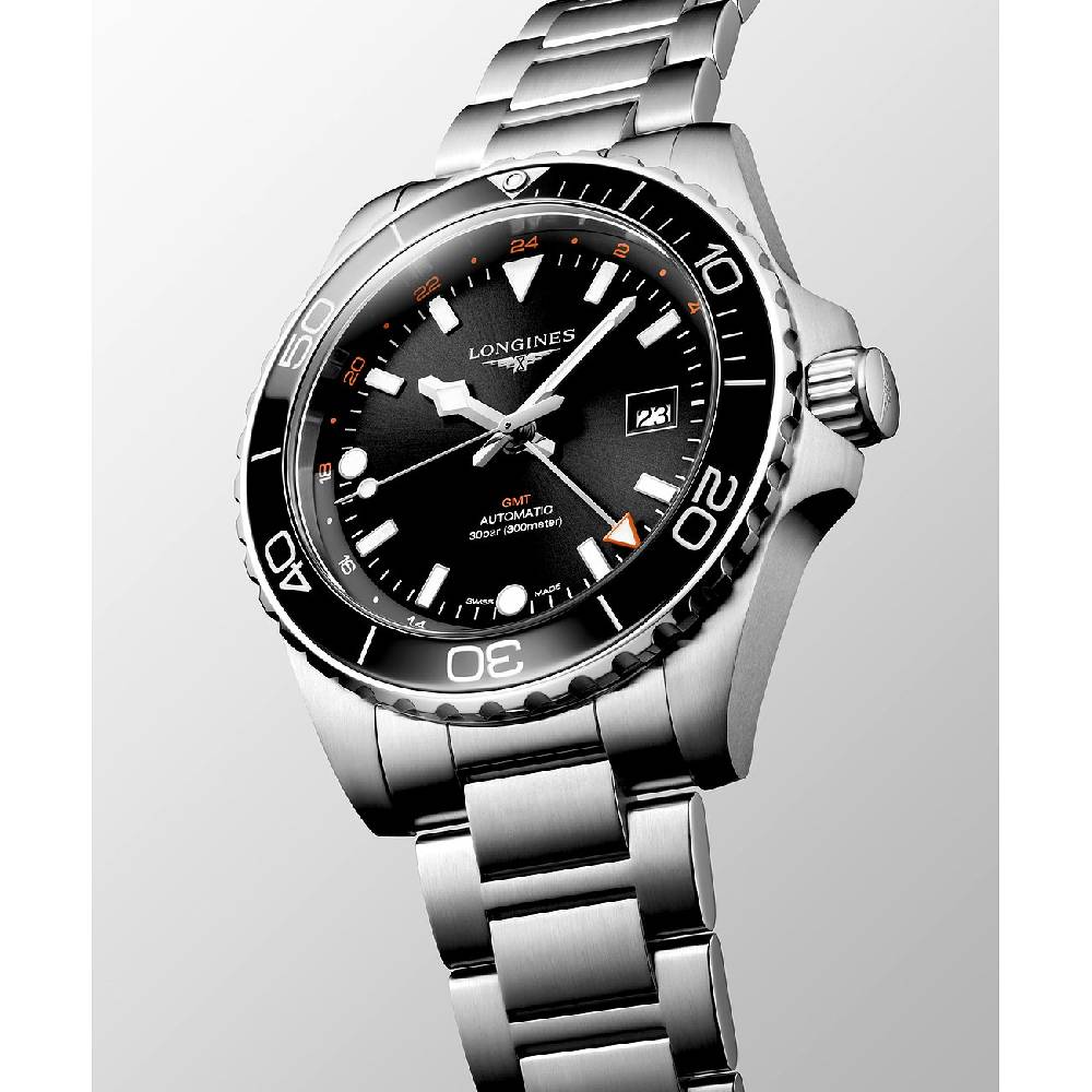 Longines Herrenuhr Hydroconquest GMT L38904566 Kauf eins, bekomm eins gratis