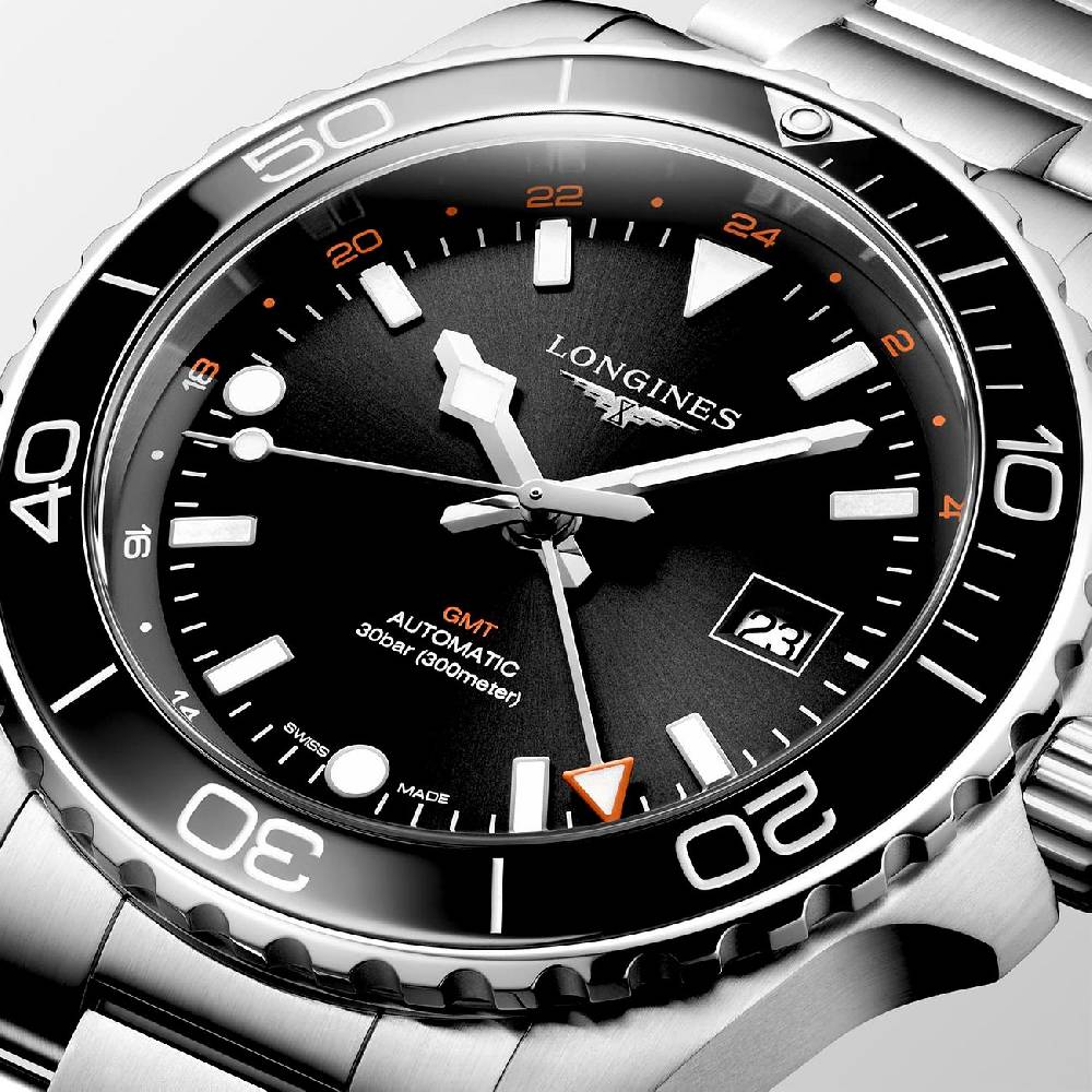 Longines Herrenuhr Hydroconquest GMT L38904566 Kauf eins, bekomm eins gratis