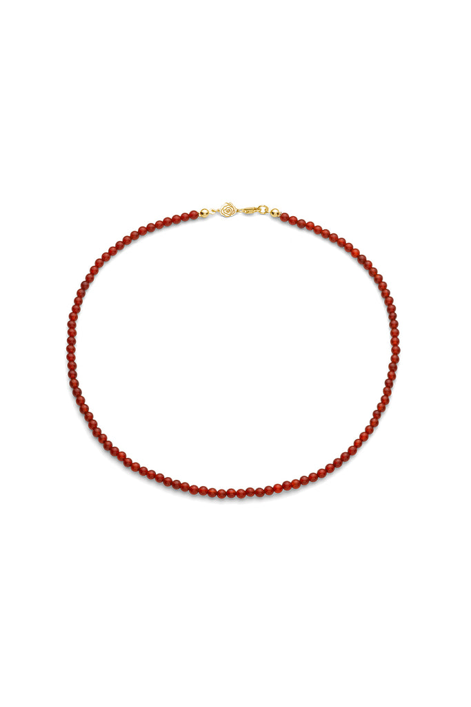 JUKSEREI ROSE CARNELIAN NECKLACE Sonderangebot der Fabrik
