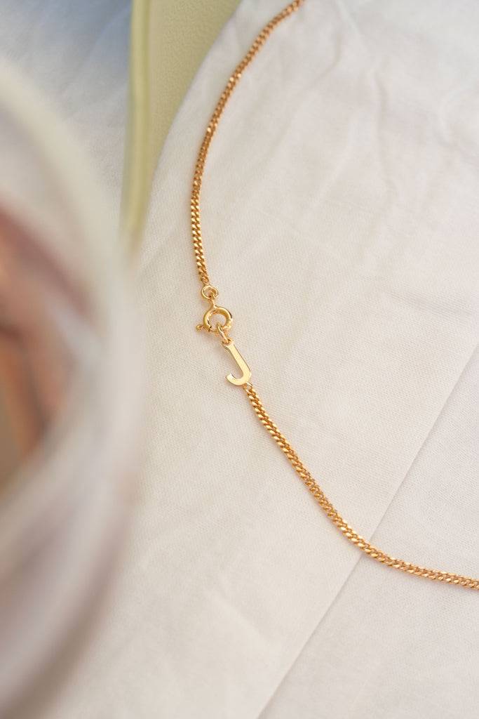 JUKSEREI LETTER NECKLACE Bestseller