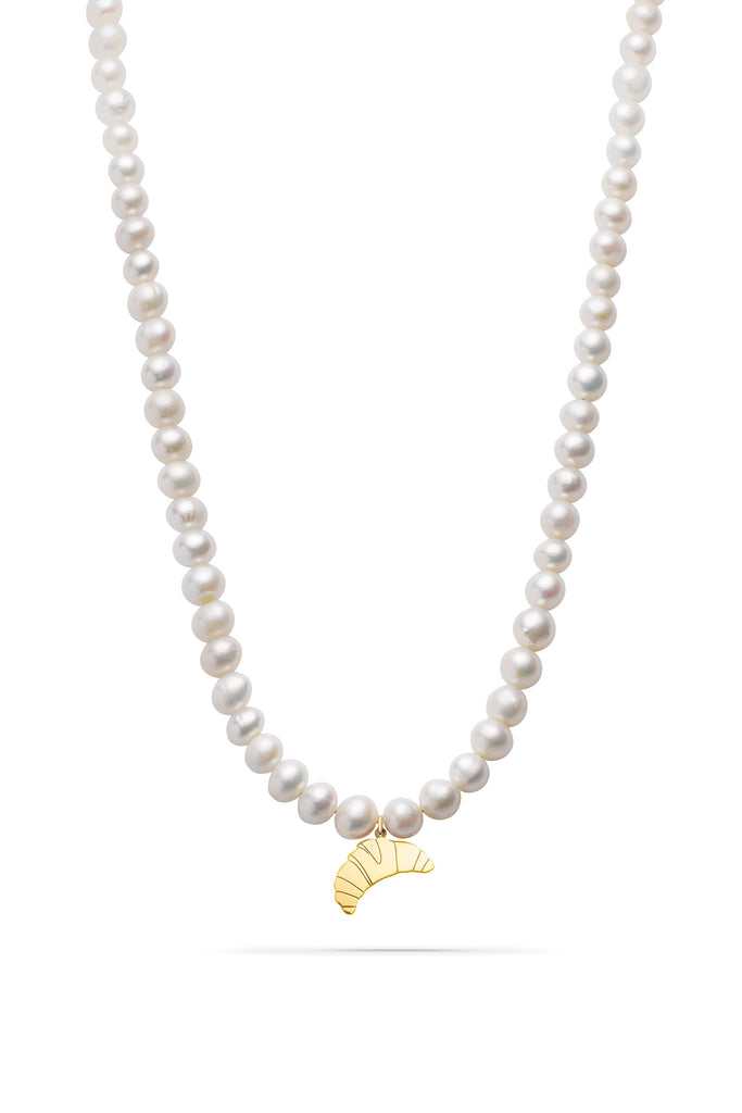 JUKSEREI CROISSANT PEARL NECKLACE Fabrikladen