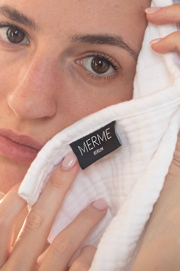 JUKSEREI MERME · FACIAL MUSLIN CLOTHS 3PAX Kostenlose Rückgabe
