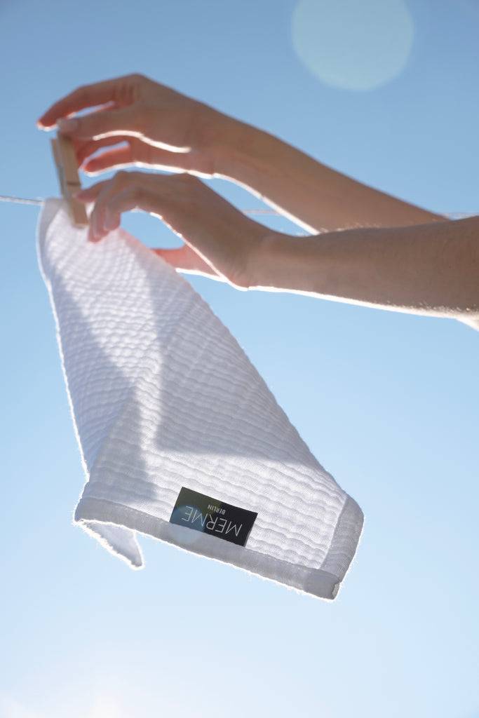 JUKSEREI MERME · FACIAL MUSLIN CLOTHS 3PAX Kostenlose Rückgabe