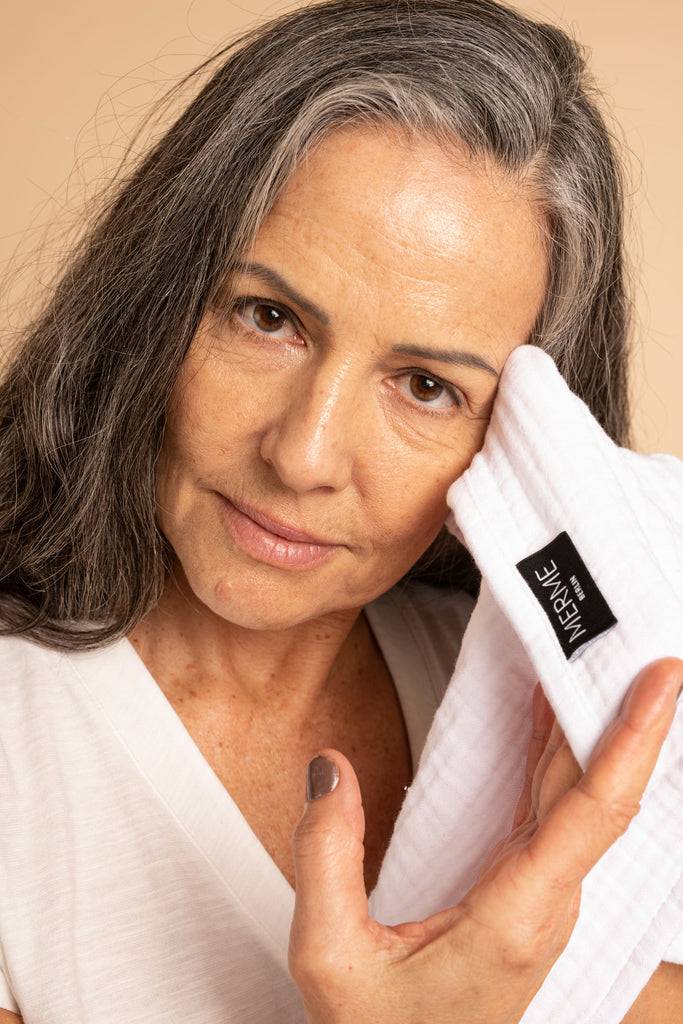 JUKSEREI MERME · FACIAL MUSLIN CLOTHS 3PAX Kostenlose Rückgabe