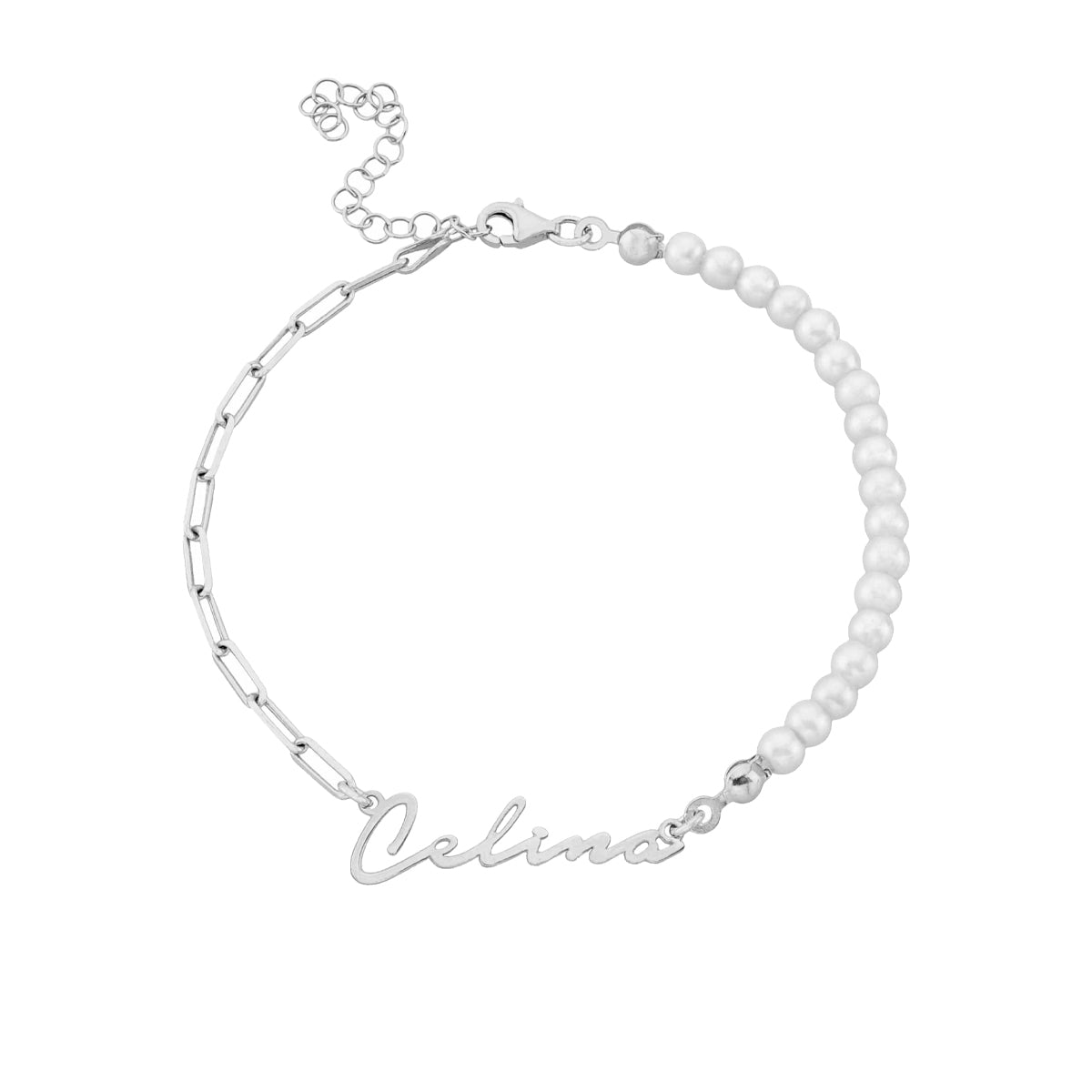 Kardelen Chic ID Armband - 925 SILBER Große Rabatte