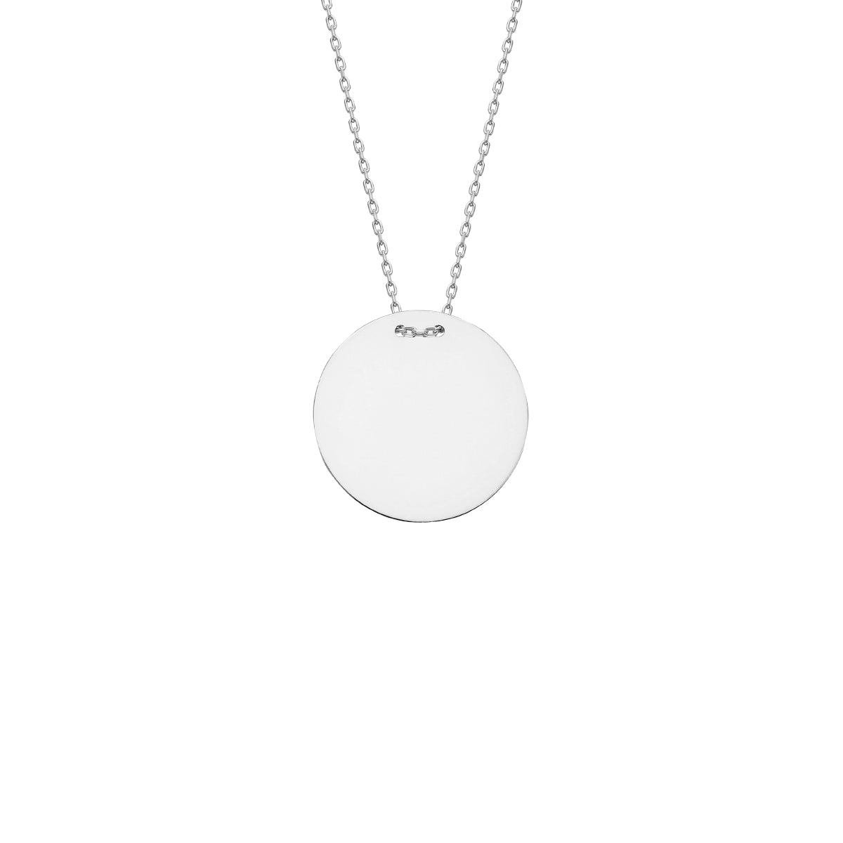 Kardelen Plättchen Gravurkette - 925 SILBER Letzter Tag