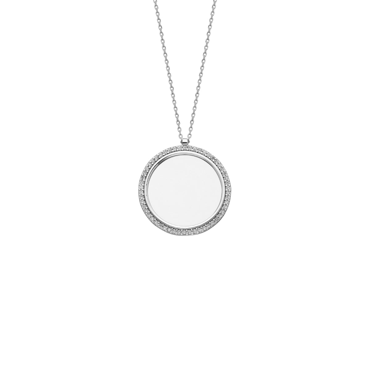 Kardelen Zirkonia Plättchen Gravurkette - 925 SILBER Bis zu 50% Rabatt
