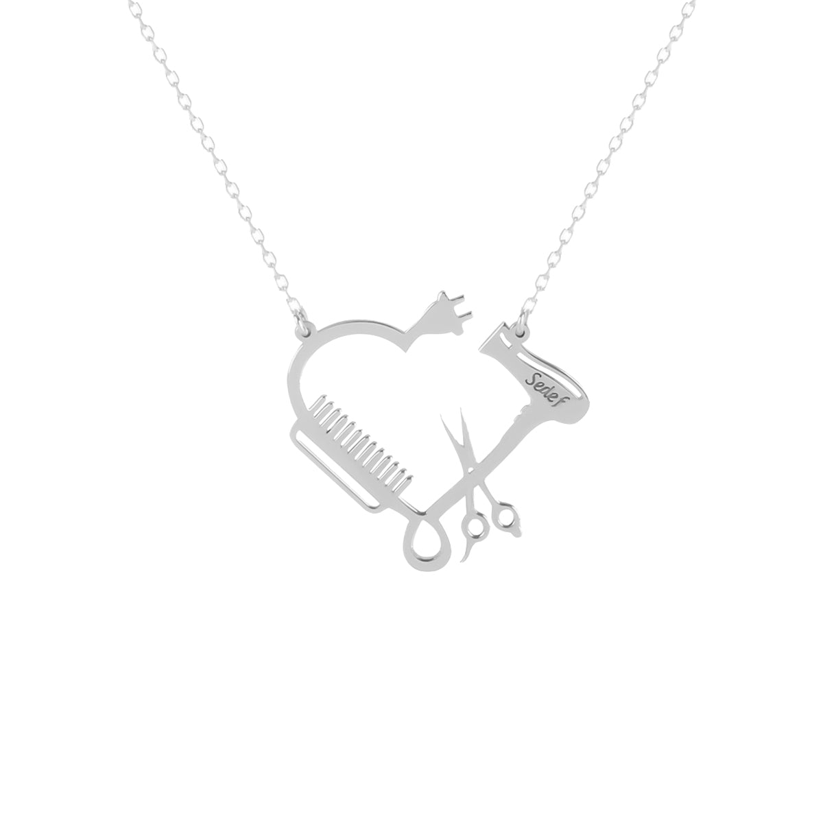 Kardelen Friseur Kette Gravur - 925 SILBER Discount Store für neue Produkte