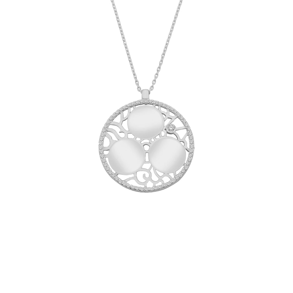 Kardelen Ornament Gravurkette - 925 SILBER Super Rabatt