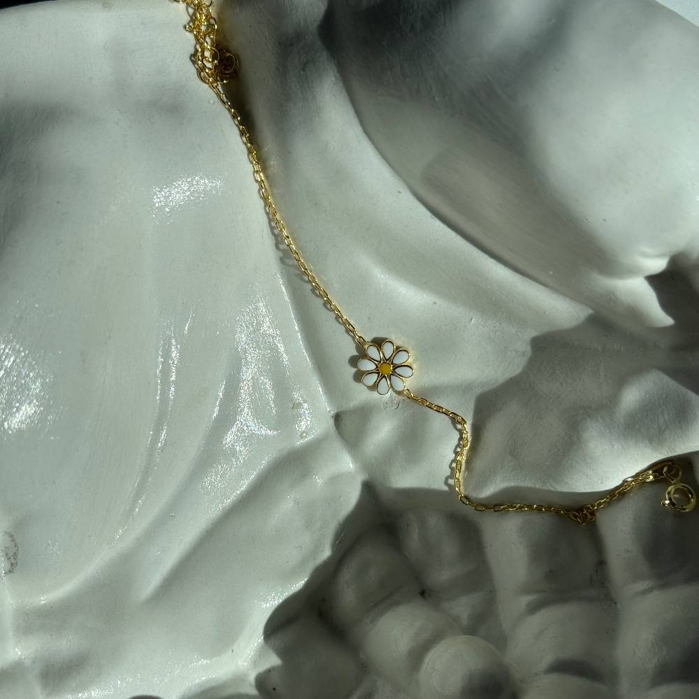 Kardelen MINIMAL DAISY ARMKETTE - 925 SILBER Fabrik Onlineshop