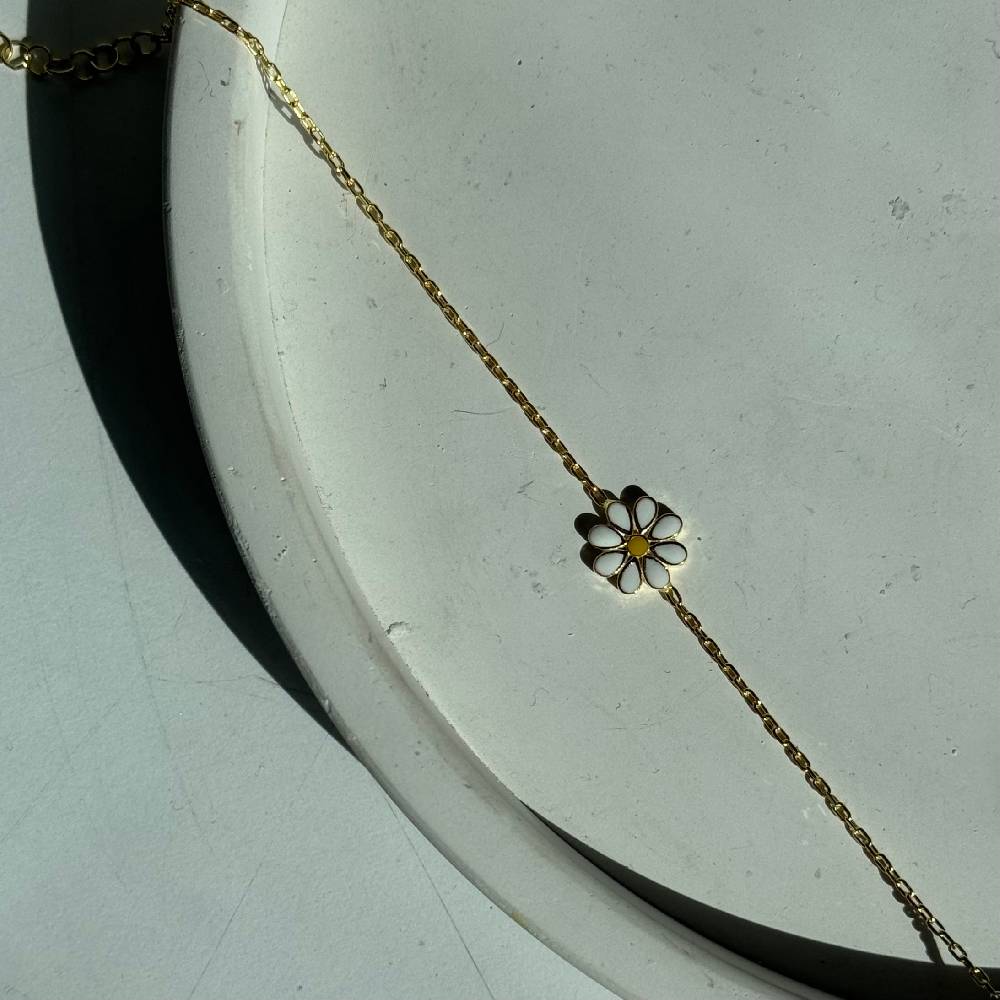 Kardelen MINIMAL DAISY ARMKETTE - 925 SILBER Fabrik Onlineshop