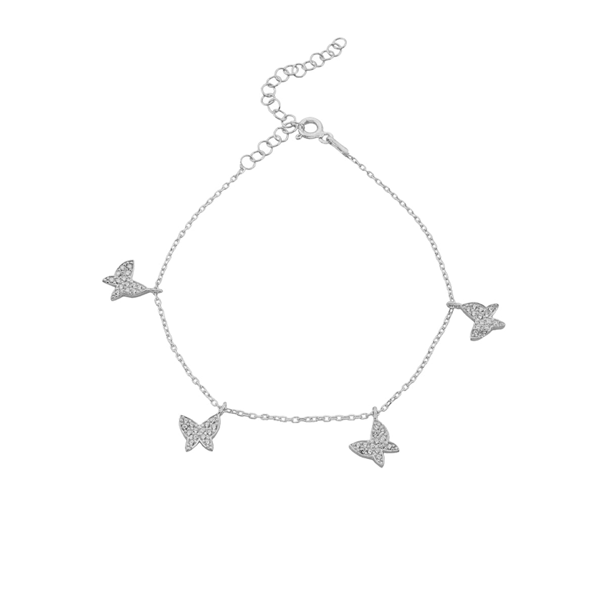 Kardelen Butterfly Armkette - 925 SILBER Osterangebot