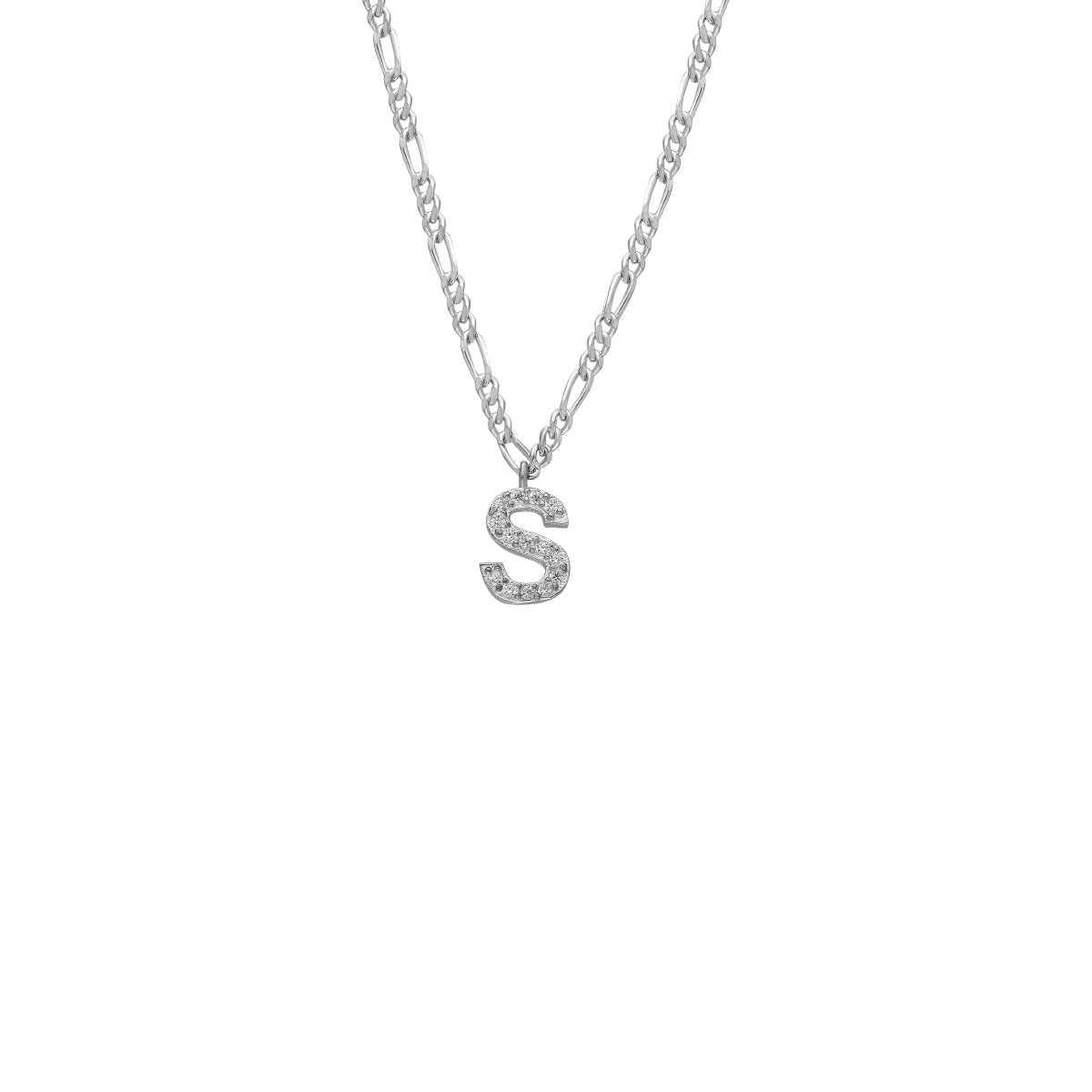 Kardelen Buchstabenkette mit Zirkonia Stein - 925 SILBER Heißer Verkauf