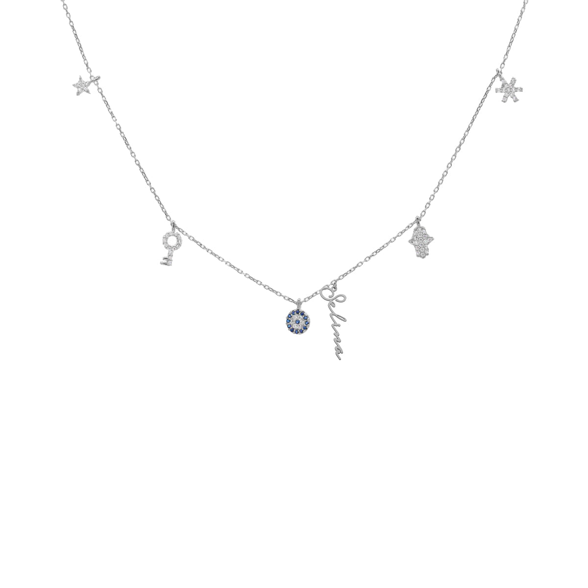 Kardelen Charm Signatur Halskette - 925 SILBER Top Angebot