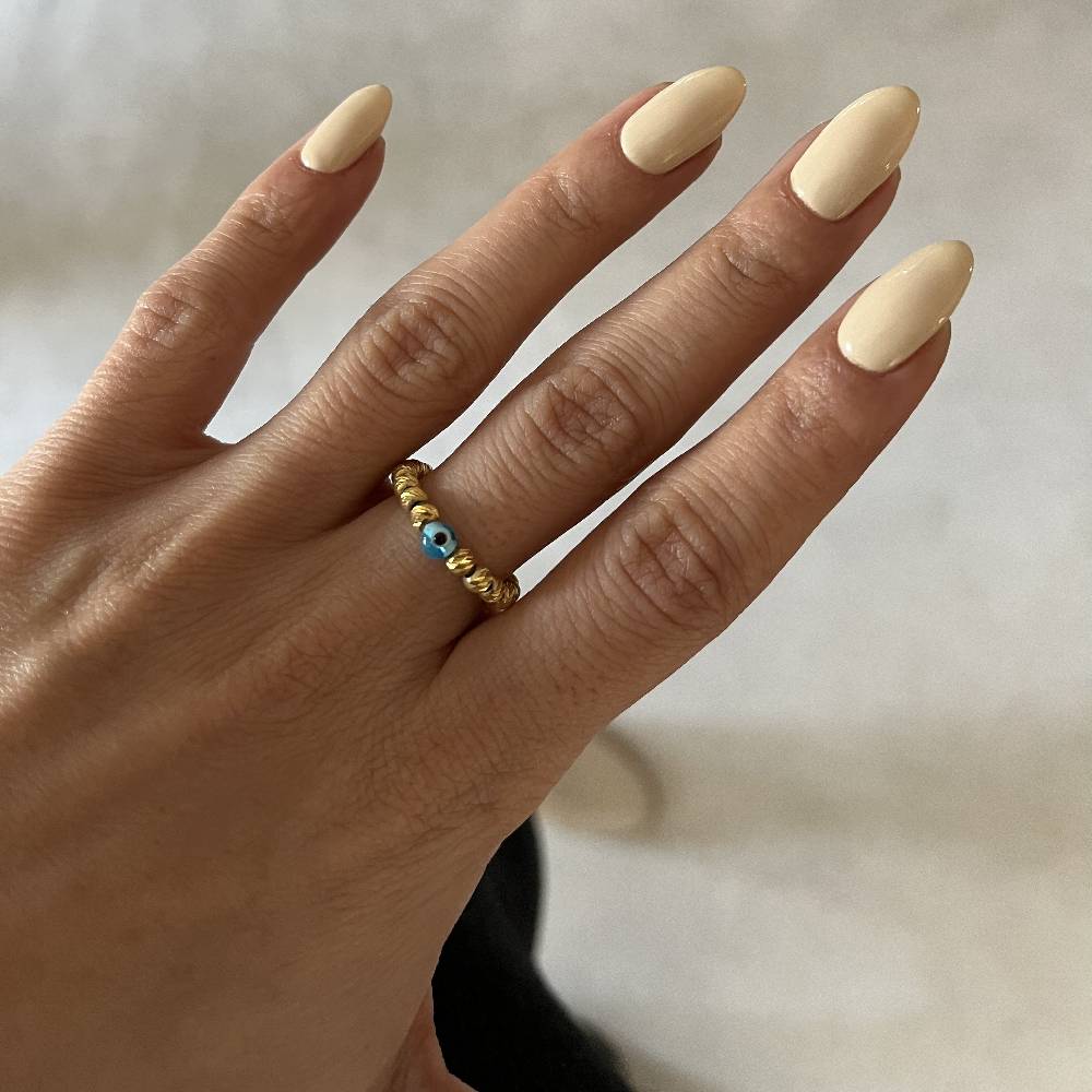 Kardelen Dorica Nazar Ring - 925 SILBER Wochenangebot
