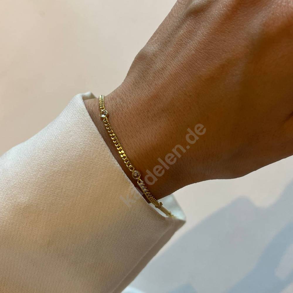 Kardelen 5 STEIN ARMKETTE - 925 SILBER Outlet