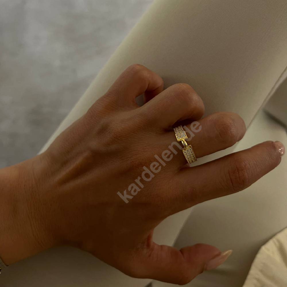 Kardelen Haylie Zirkonia Ring - 925 SILBER Auslauf