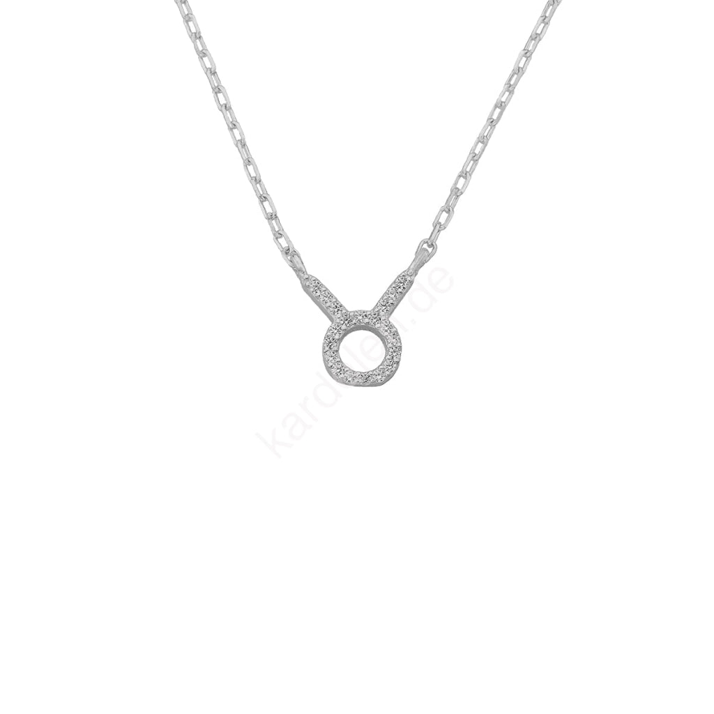 Kardelen STERNZEICHEN ZIRKONIA HALSKETTE - 925 SILBER Neuheiten
