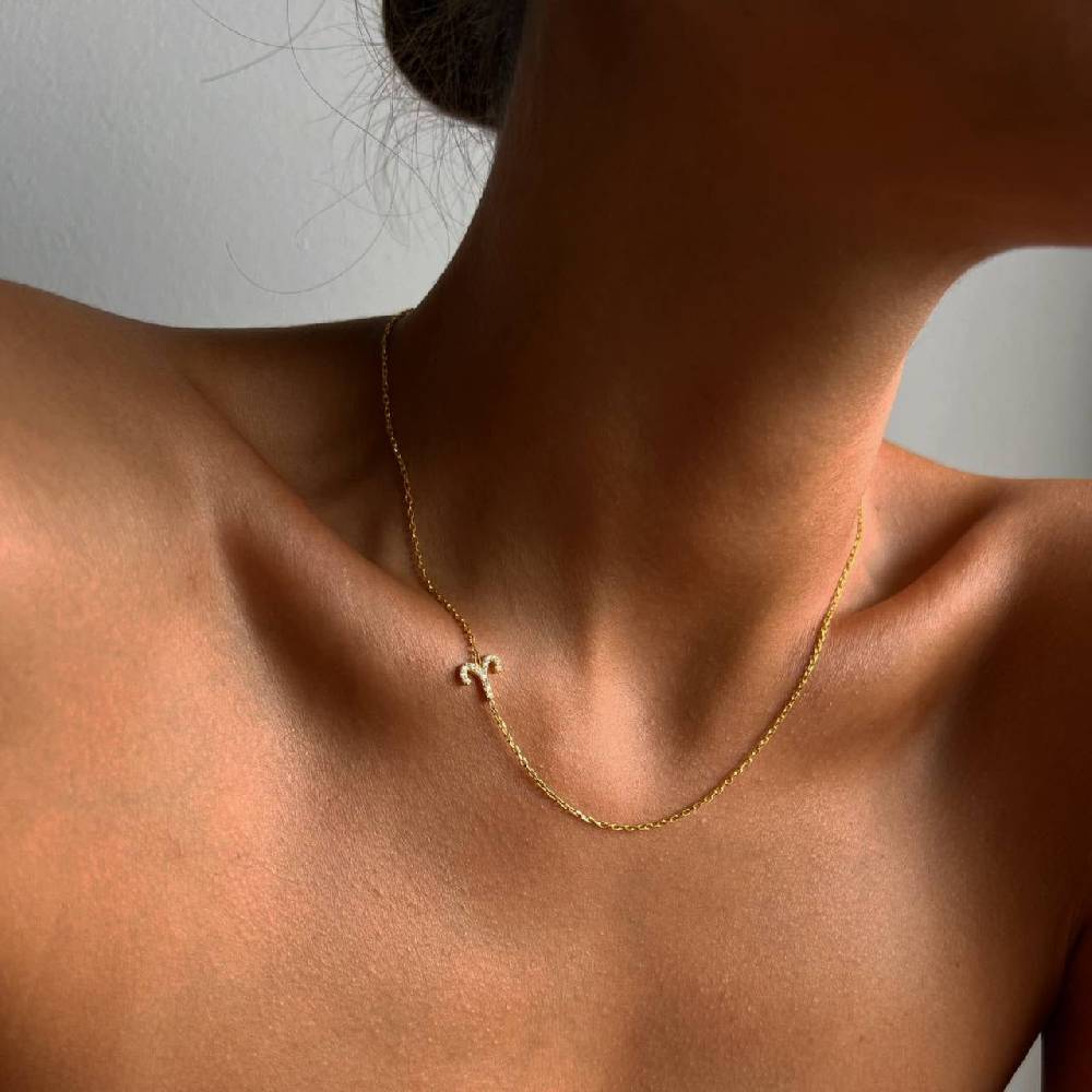 Kardelen STERNZEICHEN NECKLACE - 925 SILBER Tägliche Deals