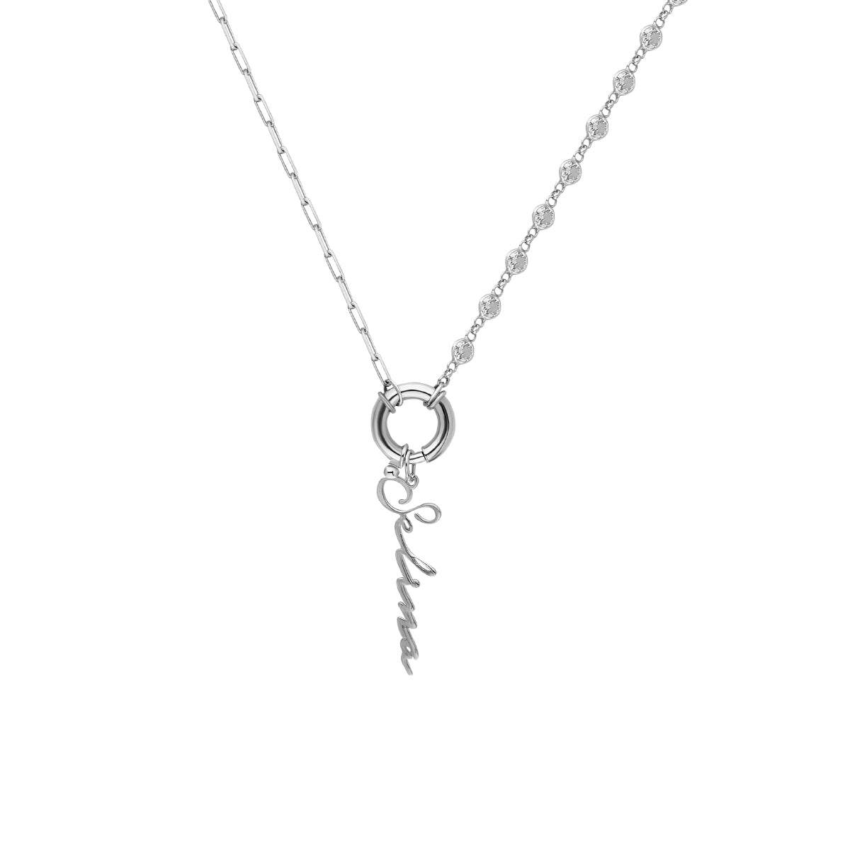 Kardelen Chain Design Diamond Halskette Basic Signatur - 925 SILBER Outlet