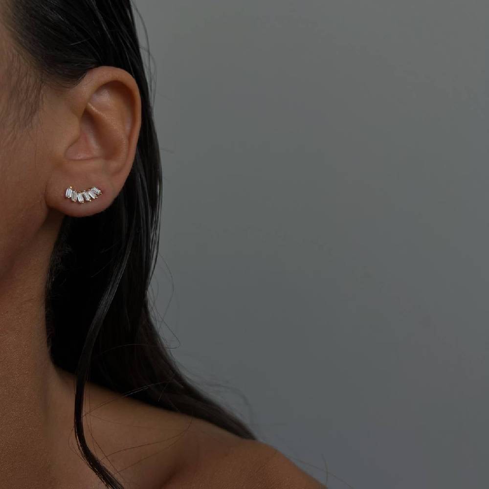 Kardelen Linn Zirkonia Ohrring - 925 SILBER im Angebot