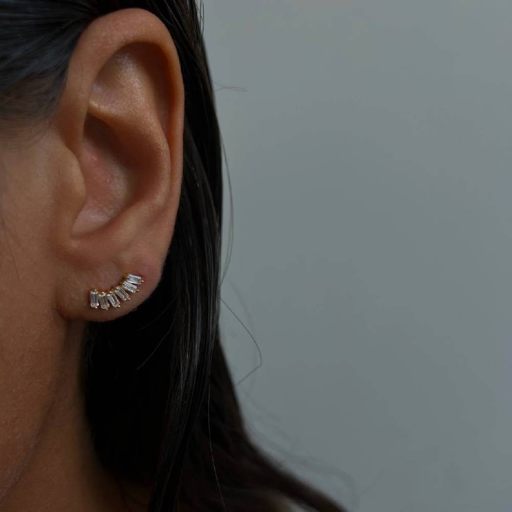 Kardelen Linn Zirkonia Ohrring - 925 SILBER im Angebot