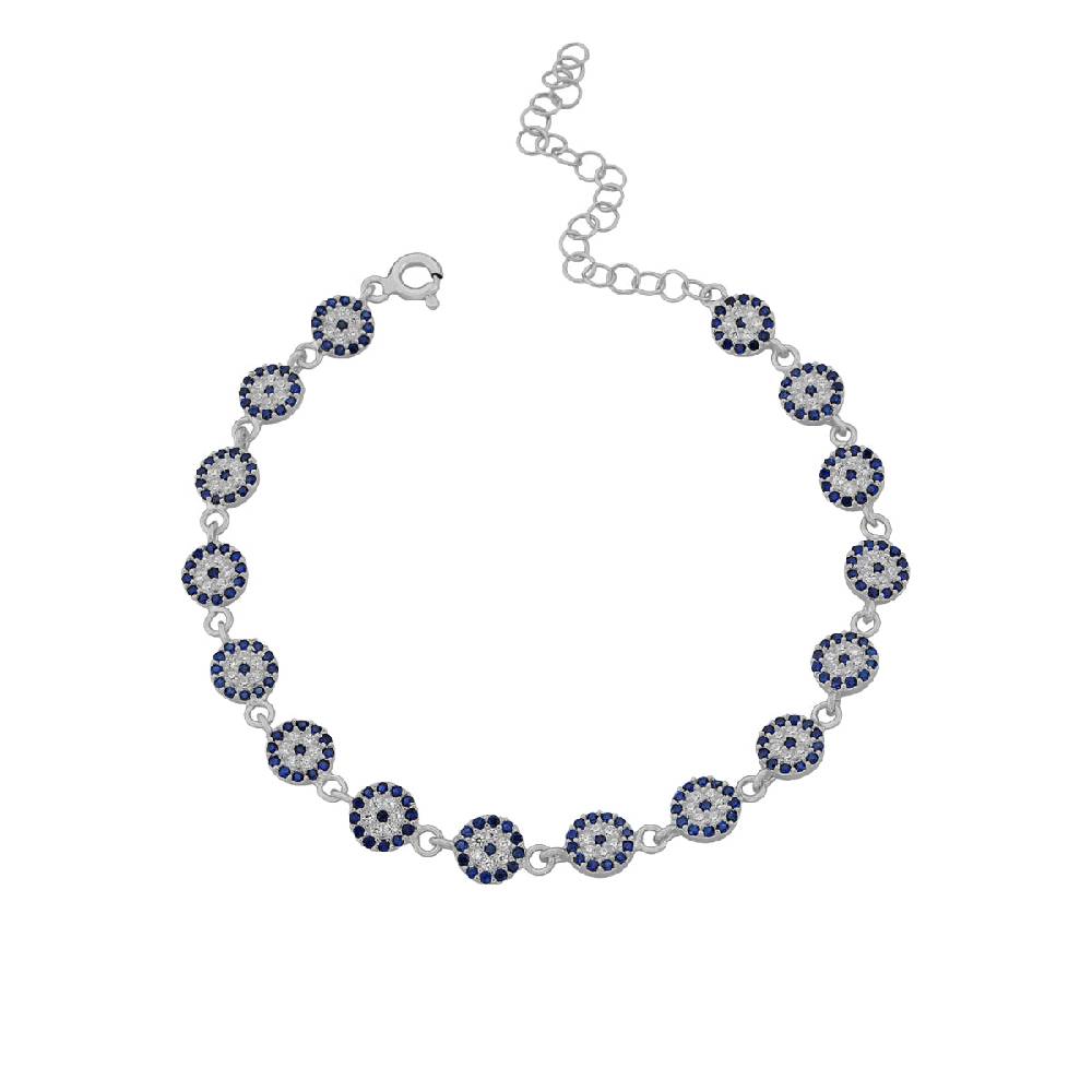 Kardelen Full Nazar Armband - 925 SILBER Preisnachlass