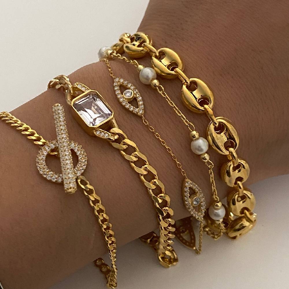 Kardelen Angela Zirkonia Armkette - 925 SILBER Cyber Monday