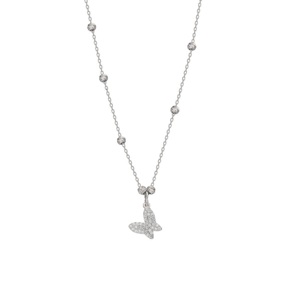 Kardelen BUTTERFLY BALL HALSKETTE - 925 SILBER Osterangebot