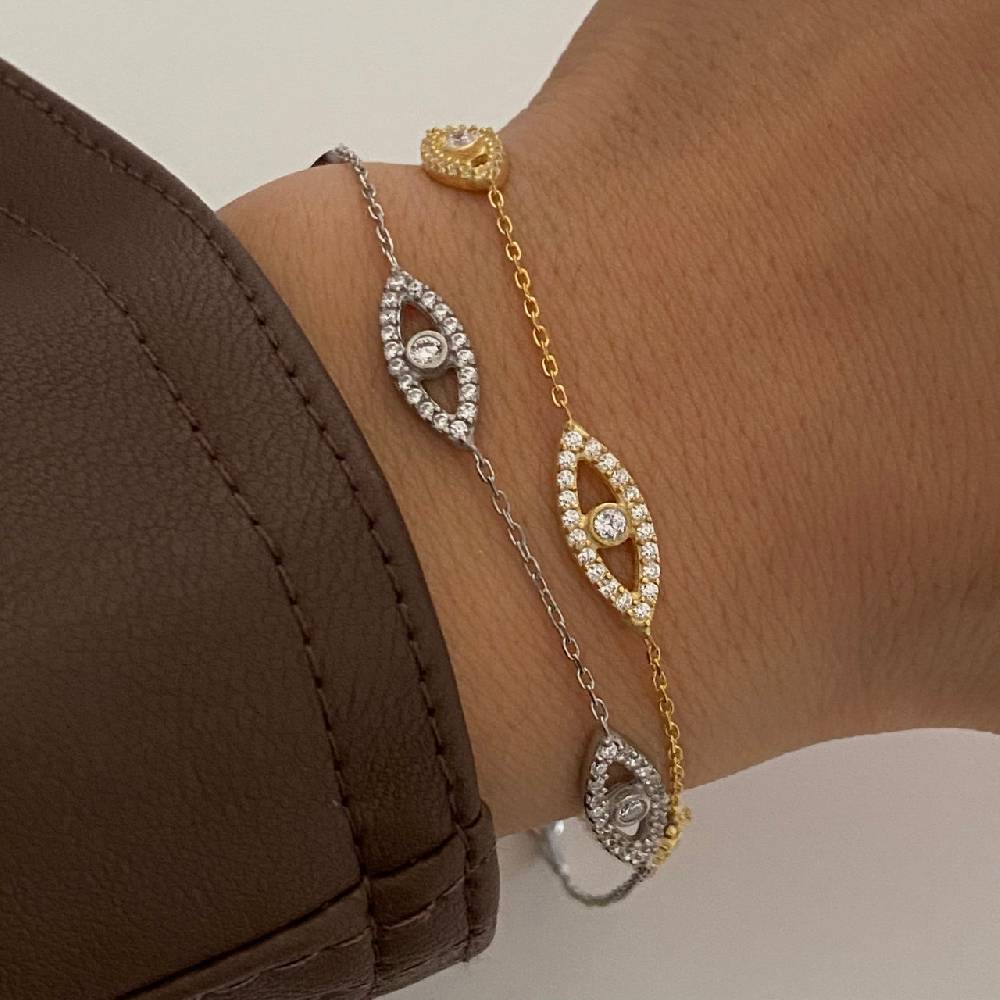 Kardelen Eyez Armkette - 925 SILBER Top Angebot