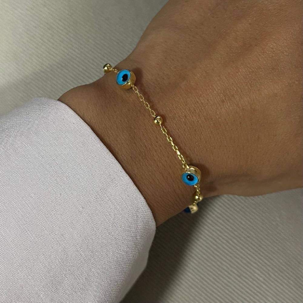 Kardelen Bullet Nazar Armband - 925 SILBER Große Rabatte