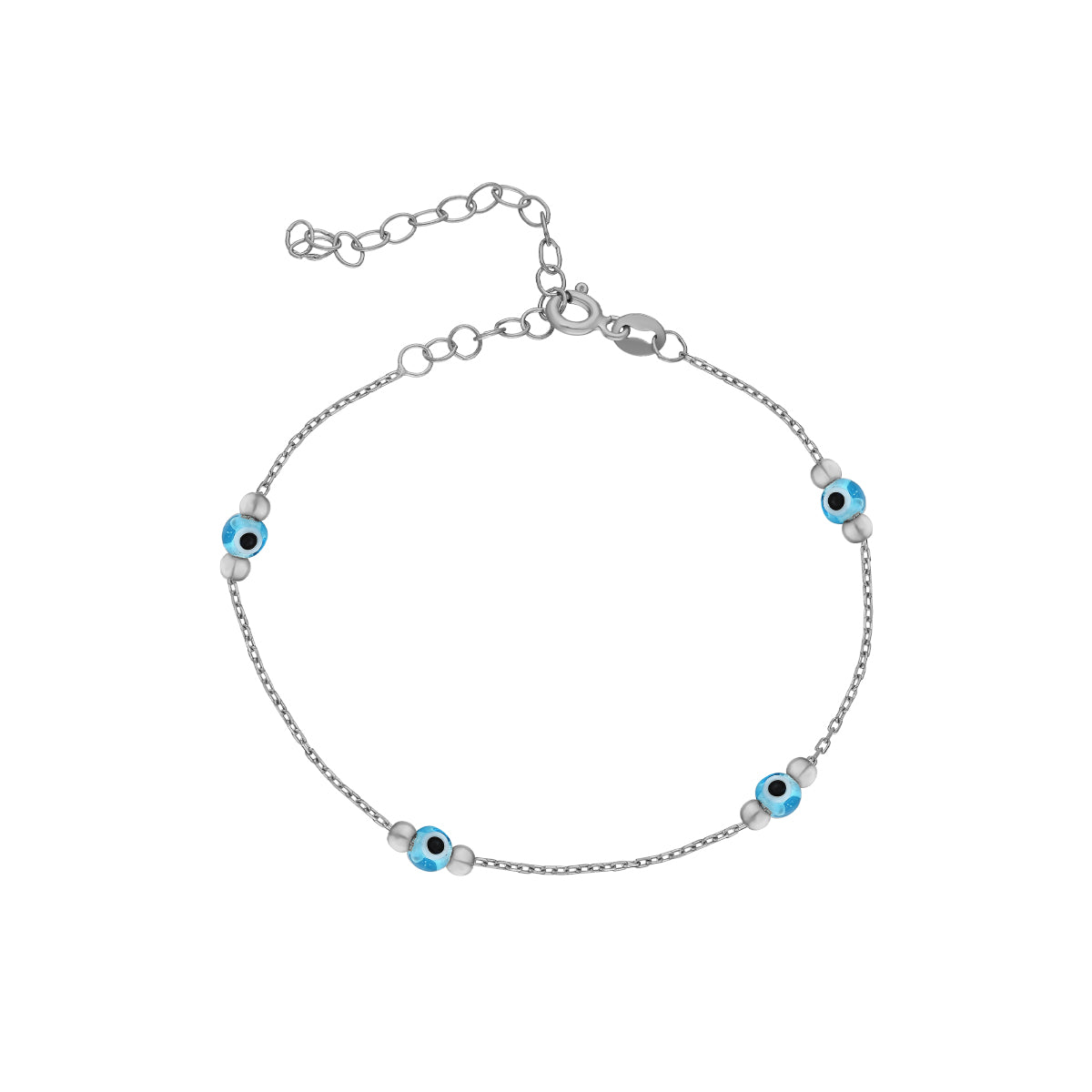 Kardelen Four Eye Nazar Armkette - 925 SILBER Begrenzte Freigabe