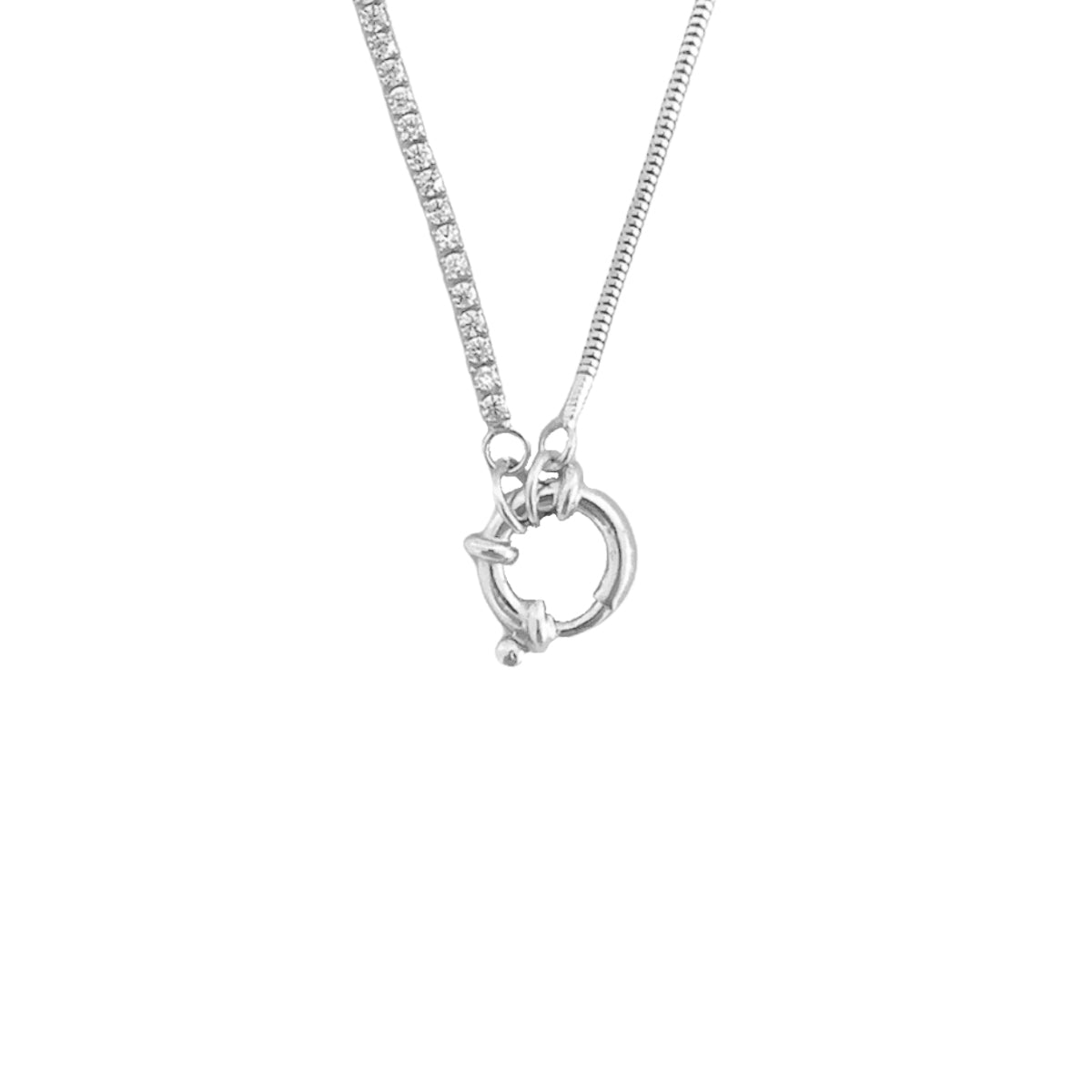 Kardelen Chain Design Italia Iced Halskette Basic - 925 SILBER Begrenzte Freigabe