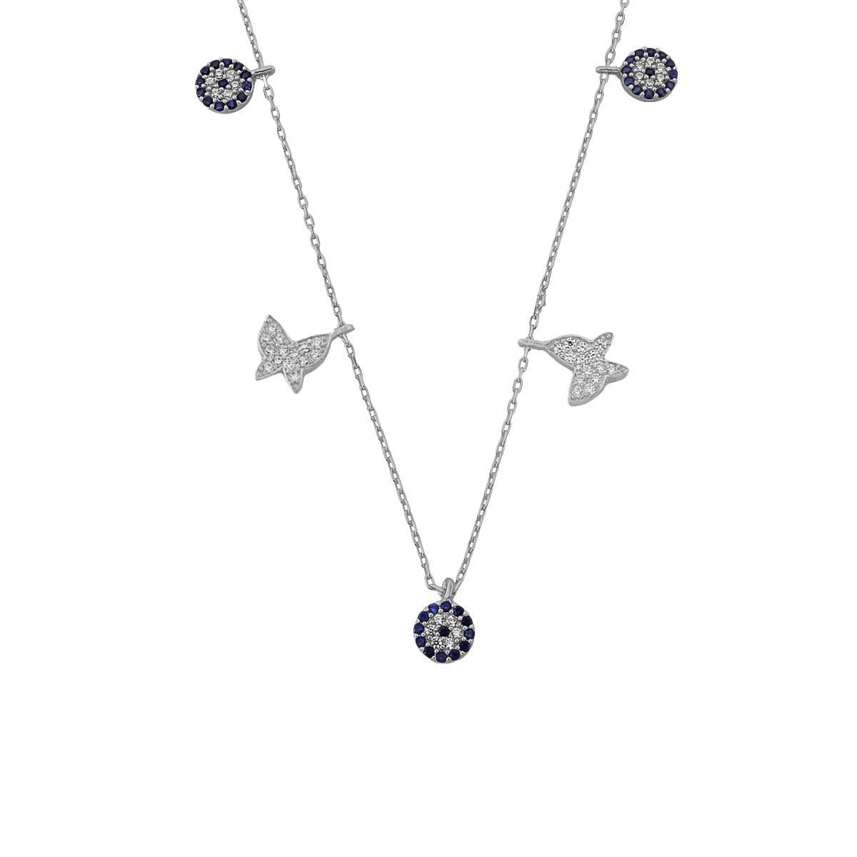 Kardelen Nazar X Butterfly Kette - 925 SILBER Angebote