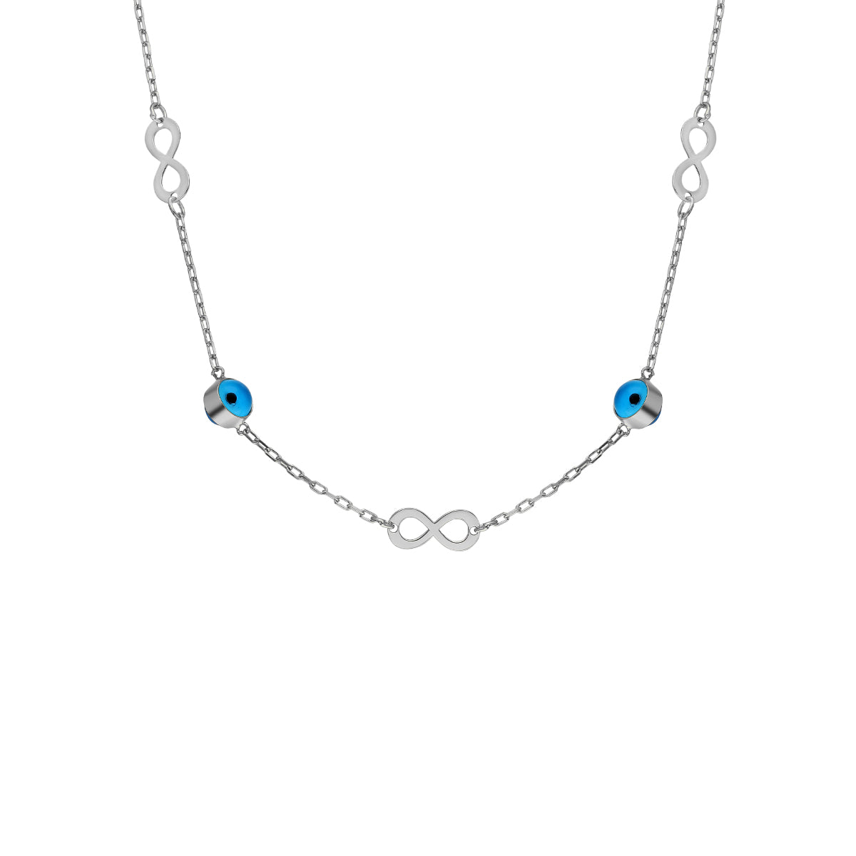 Kardelen Infinity Nazar Halskette II - 925 SILBER Flash Sale