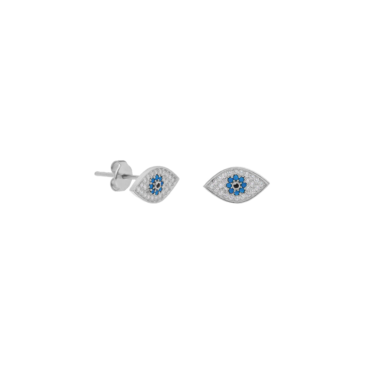 Kardelen Diamond Nazar Ohrring - 925 SILBER Vatertagsangebot