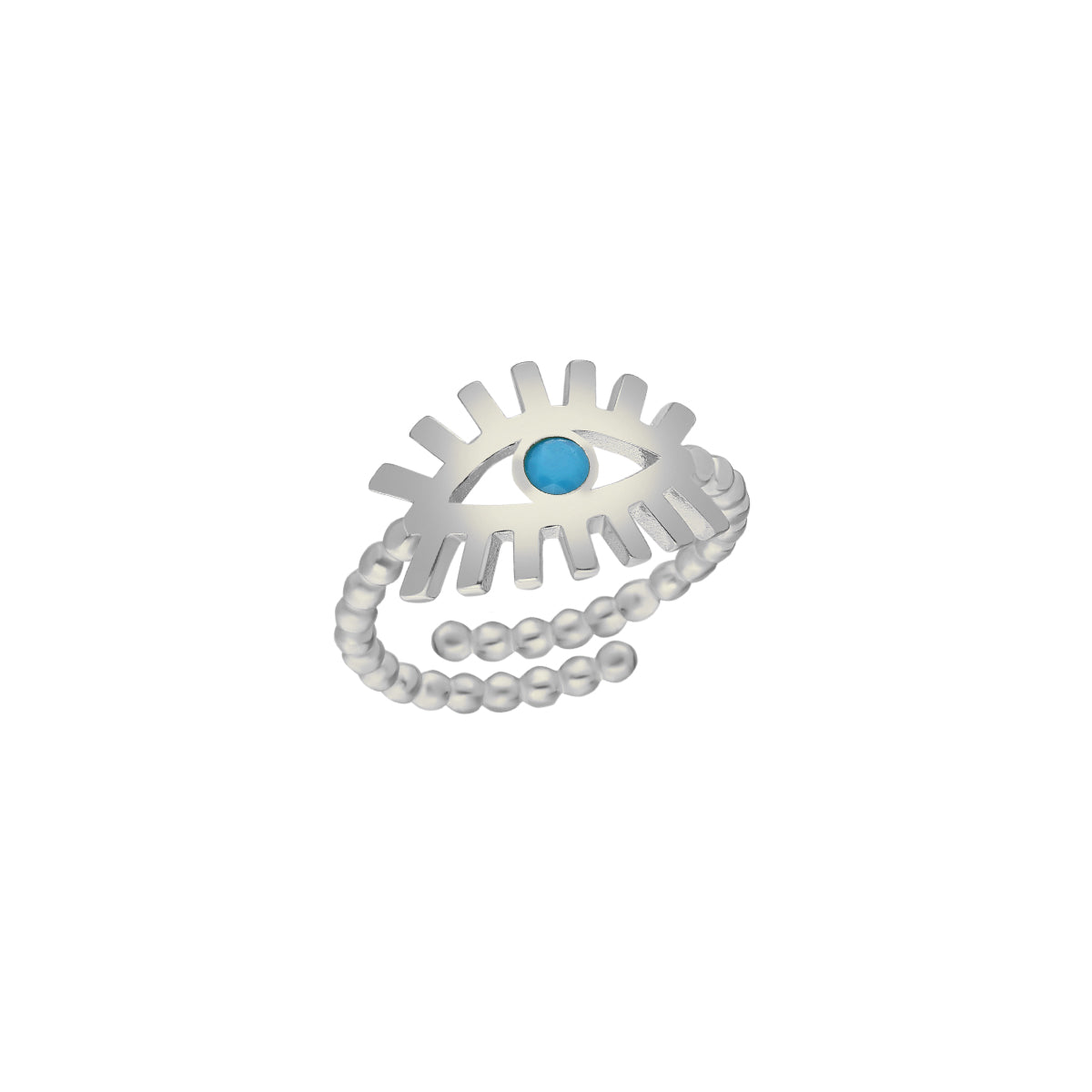 Kardelen Eye Ring - 925 SILBER Lagerräumung