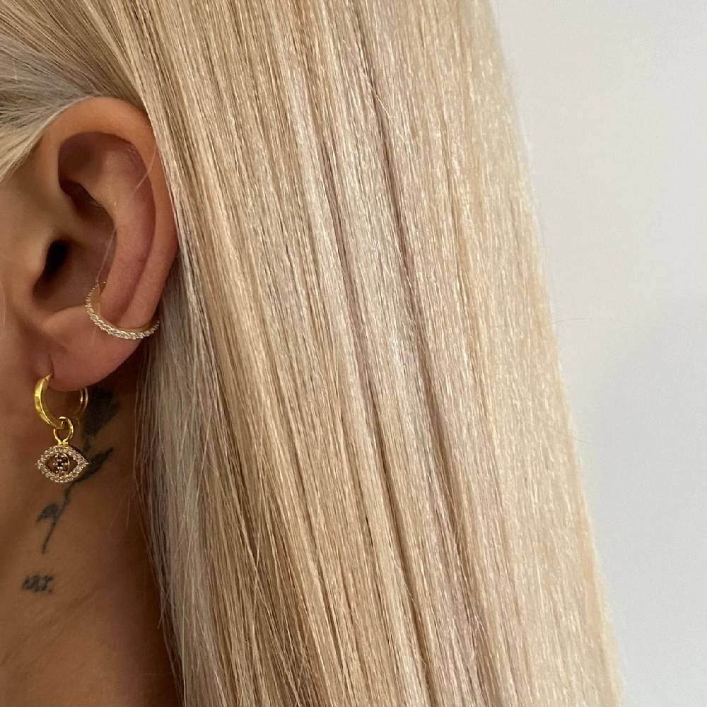 Kardelen Amunet Nazar Ohrring - 925 SILBER Top Angebot
