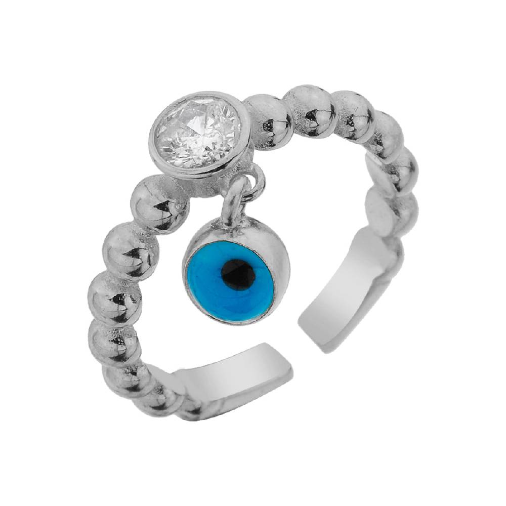 Kardelen Nazar Stone Ring - 925 SILBER Online Outlet