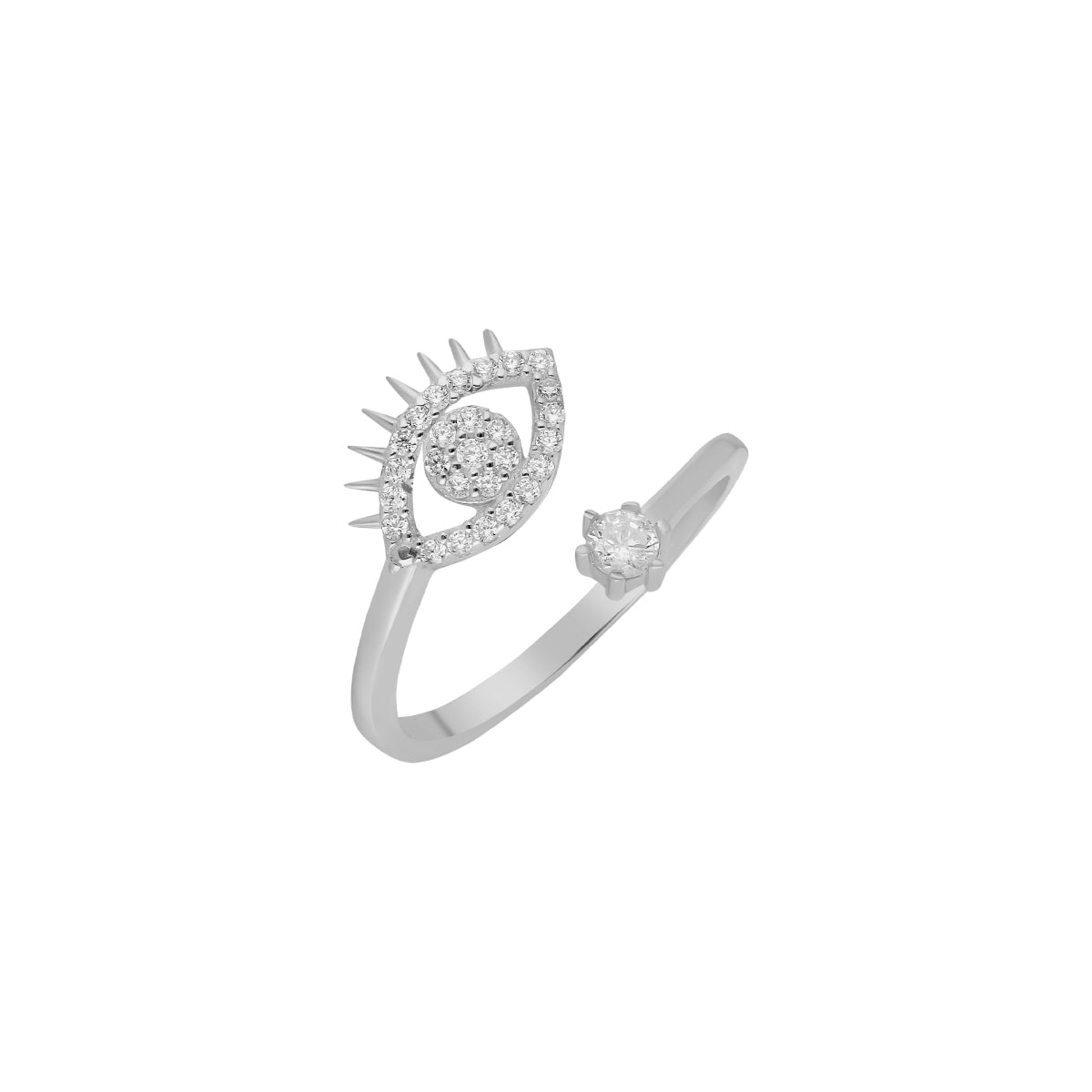 Kardelen Zirconia Eye Ring - 925 SILBER Bestseller