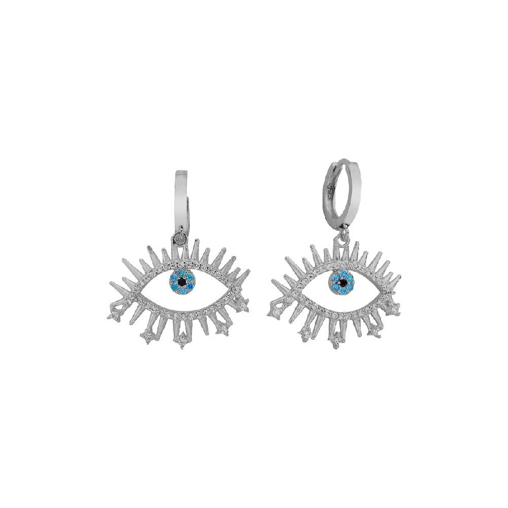 Kardelen Eye Effect Ohrring - 925 SILBER Tägliche Deals
