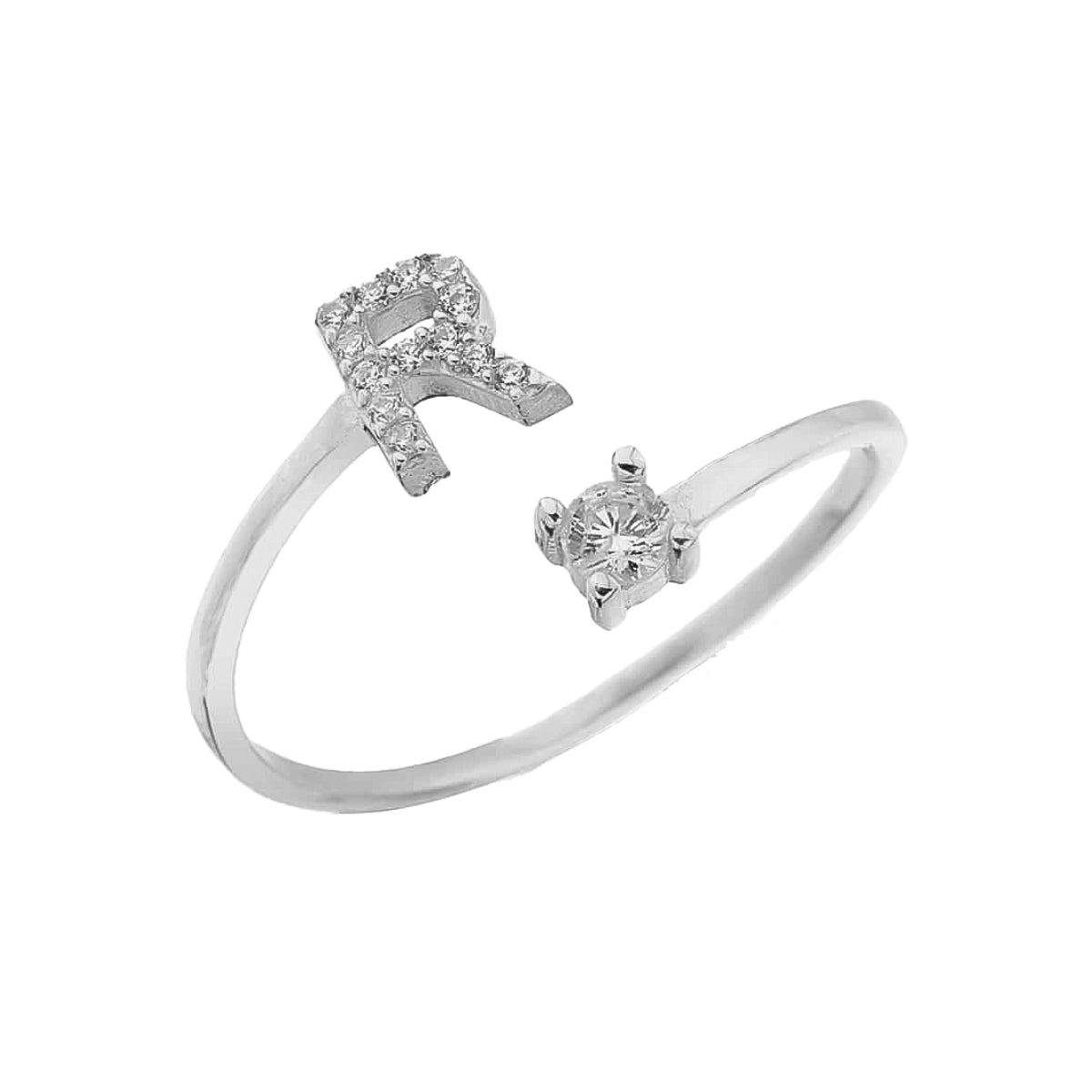 Kardelen Letter Diamond Ring - 925 SILBER Begrenzt auf 3 Tage
