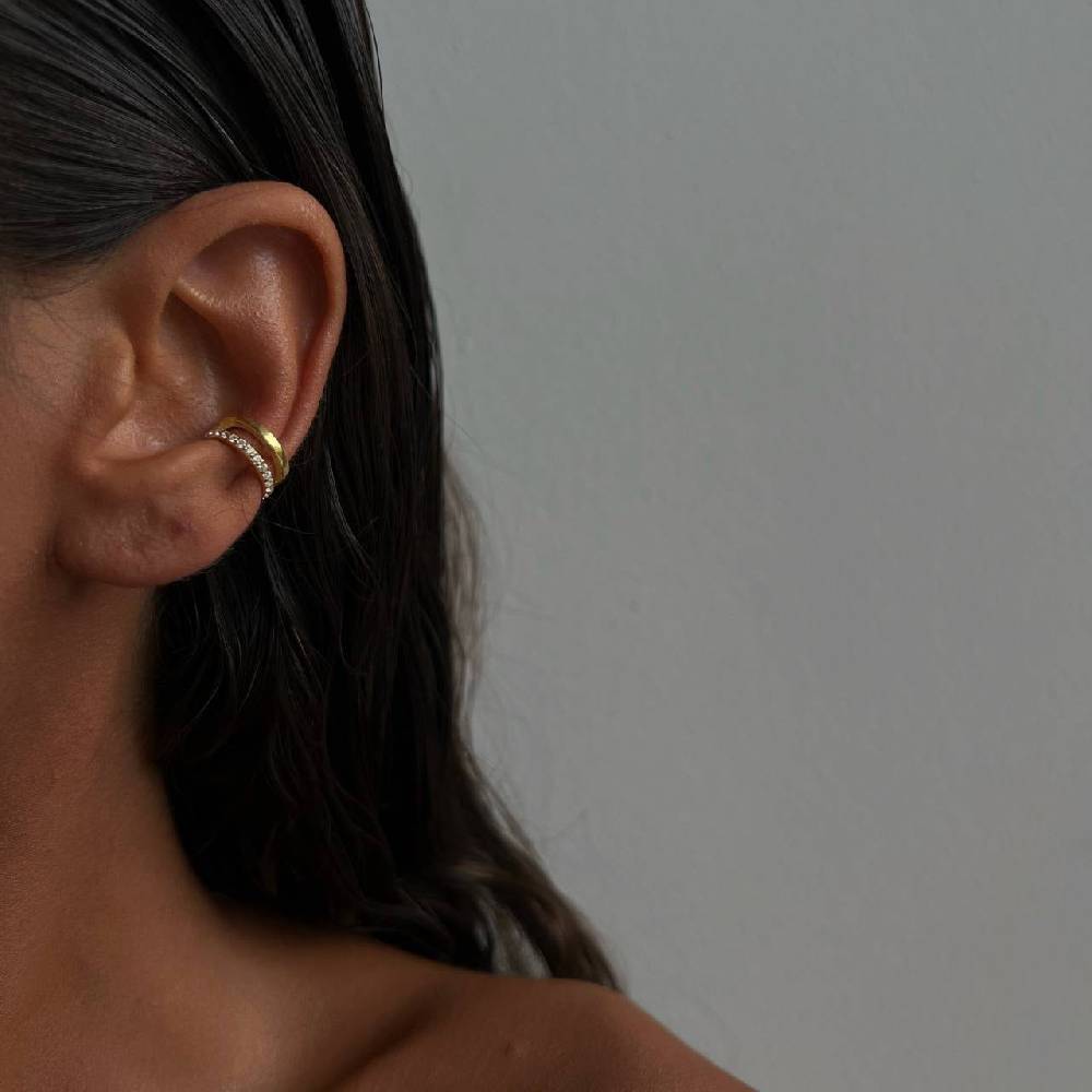 Kardelen Lee Ear Cuff - 925 SILBER Schlussverkauf