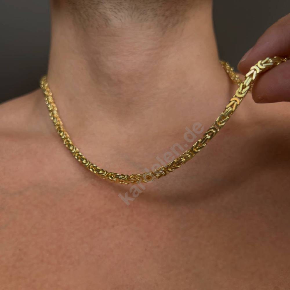 Kardelen 14K GOLD KÖNIGSKETTE Preisnachlass