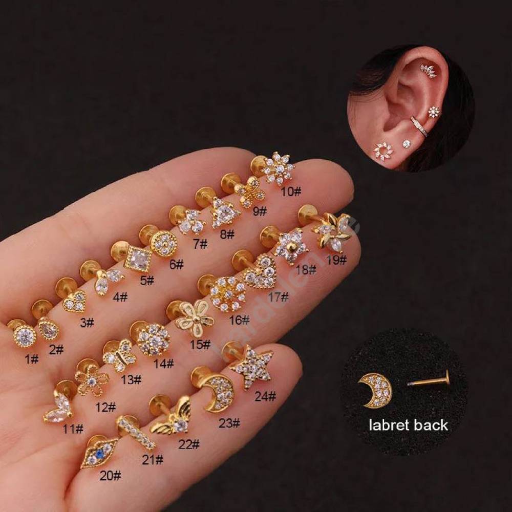 Kardelen Labret Back Body Piercing Neuheiten