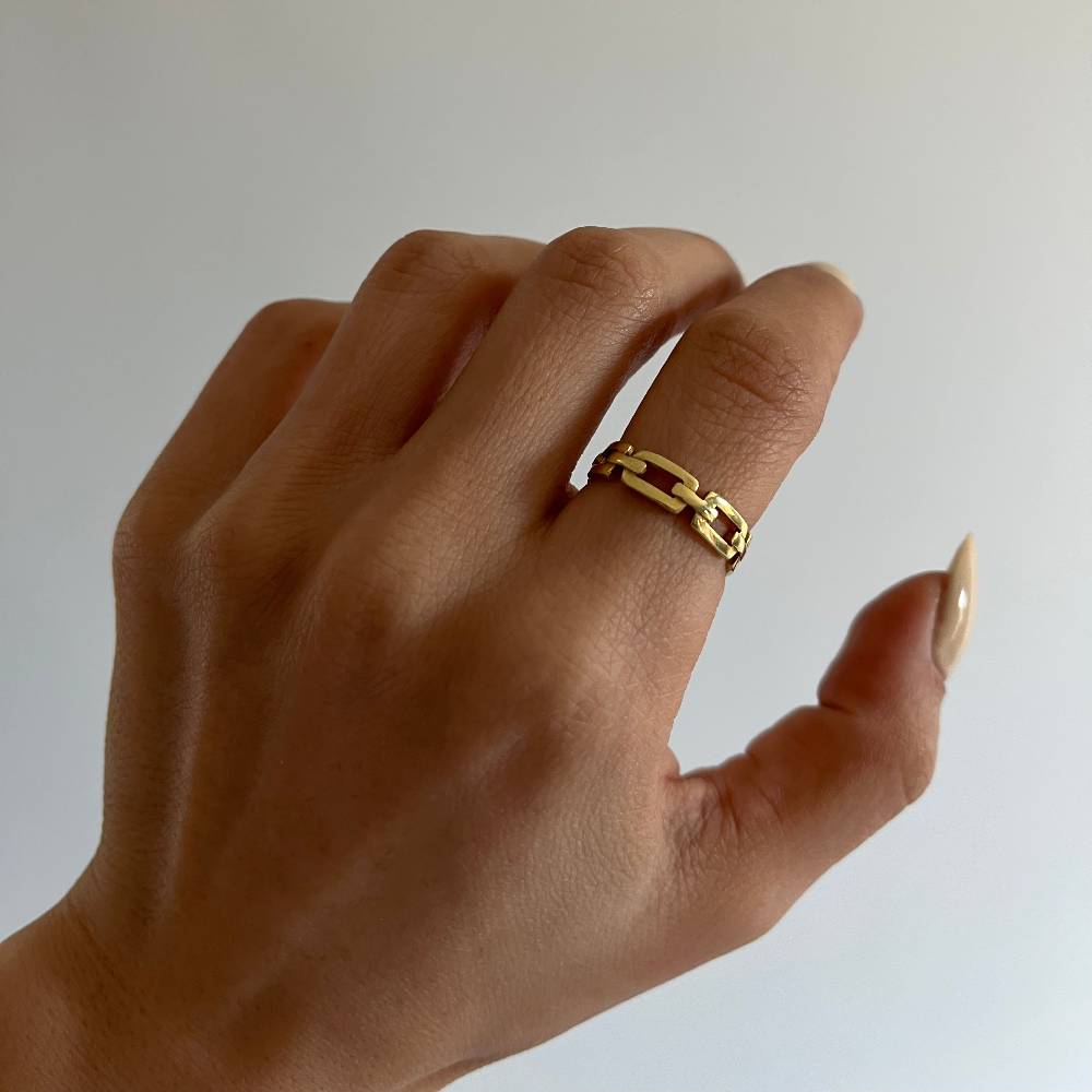 Kardelen Chain In Ring - 925 SILBER Saisonale Angebote