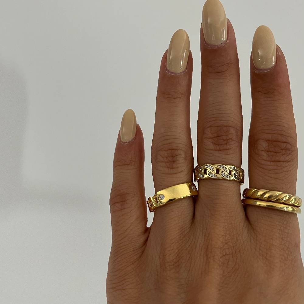 Kardelen Hollis Ring - 925 SILBER VIP-Rabatte