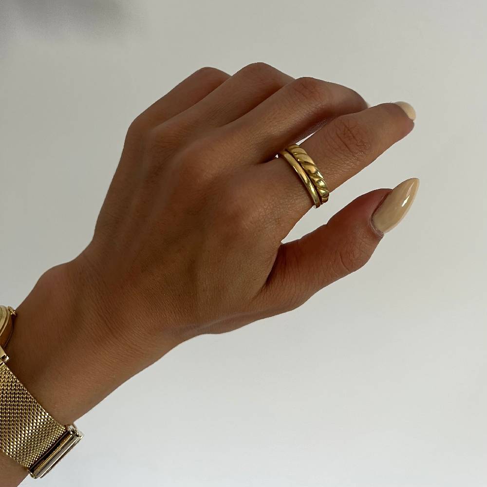 Kardelen Hollis Ring - 925 SILBER VIP-Rabatte