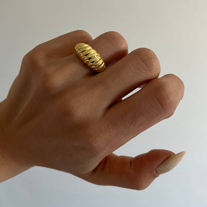 Kardelen Babylon Ring - 925 SILBER Kostenlose Rückgabe