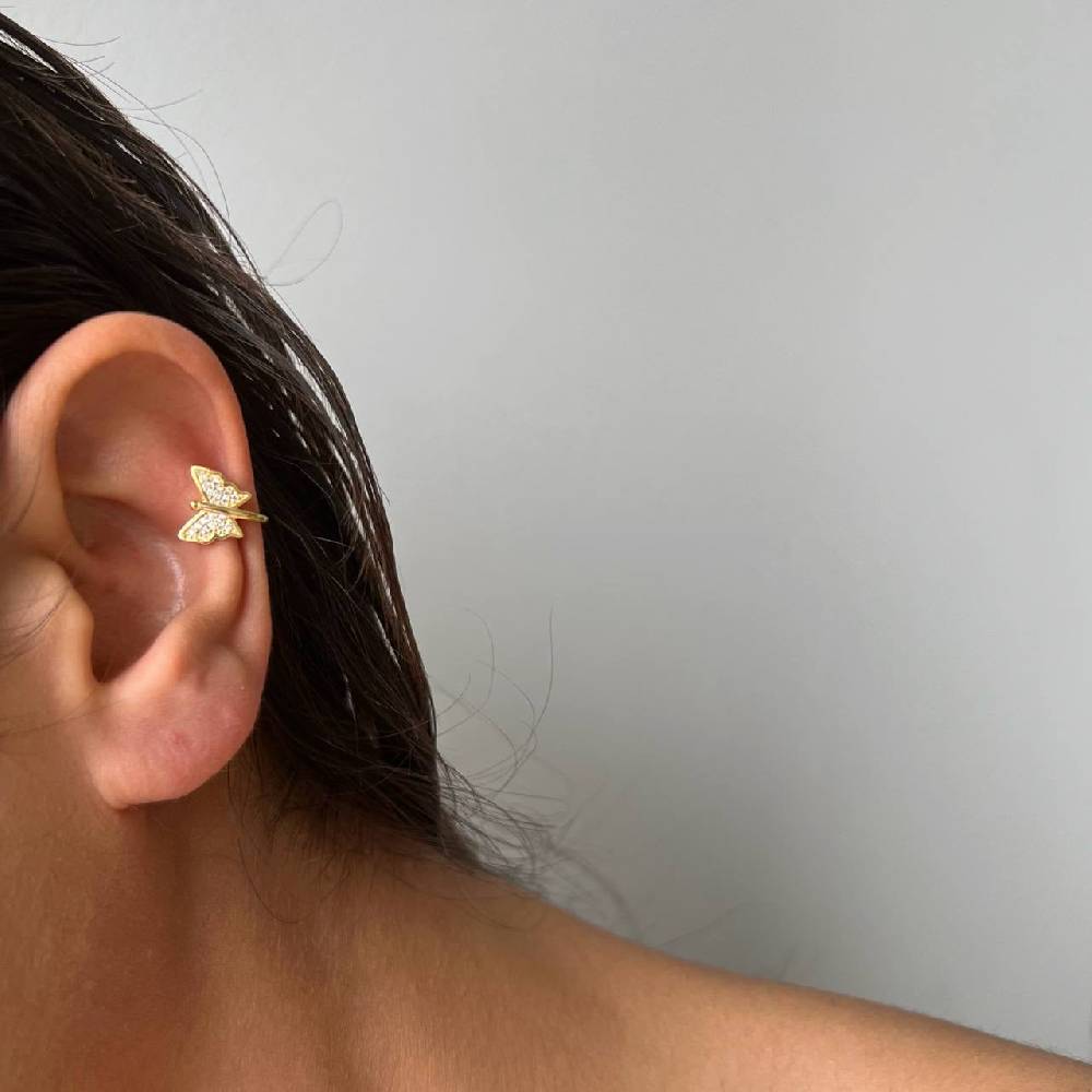Kardelen BUTTERFLY EARCUFF - 925 SILBER Letzte 3 Tage